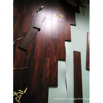 Field Installation for The Indonesia Rosewood Solid Flooring